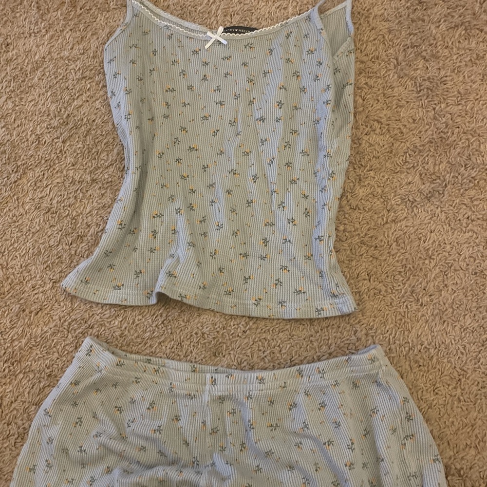 brandy melville coquette pj set